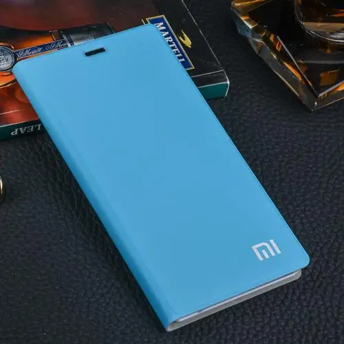 Небесно-голубой Xiaomi Redmi 4x чехол PU роскошный бизнес флип чехол подставка чехол Xiaomi Redmi 4x Snapdragon 435 чехол для телефона " протектор - Цвет: Небесно-голубой