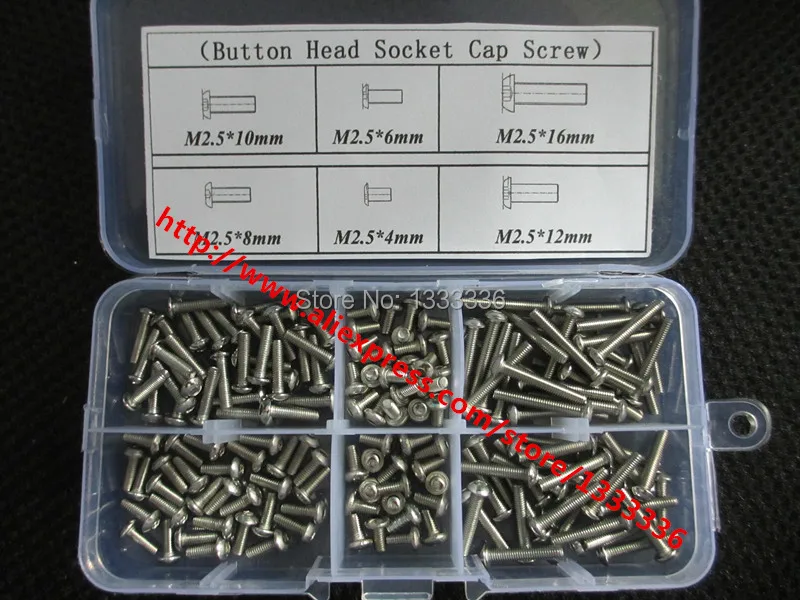 180 шт. набор аксессуаров для болтов из нержавеющей стали|m2 memory|screw manufacturerm2 6 screw |