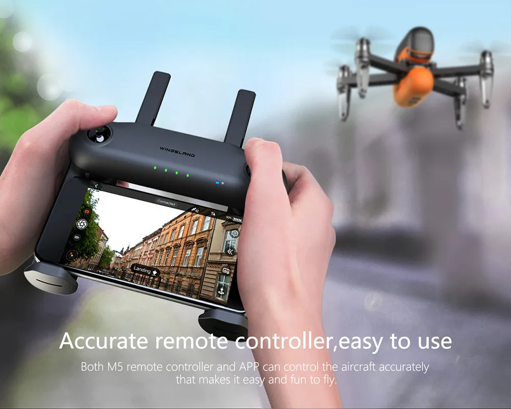 Newsest Профессиональный Wi Fi FPV гоночный Радиоуправляемый Дрон M5 17 минут 720P HD камера