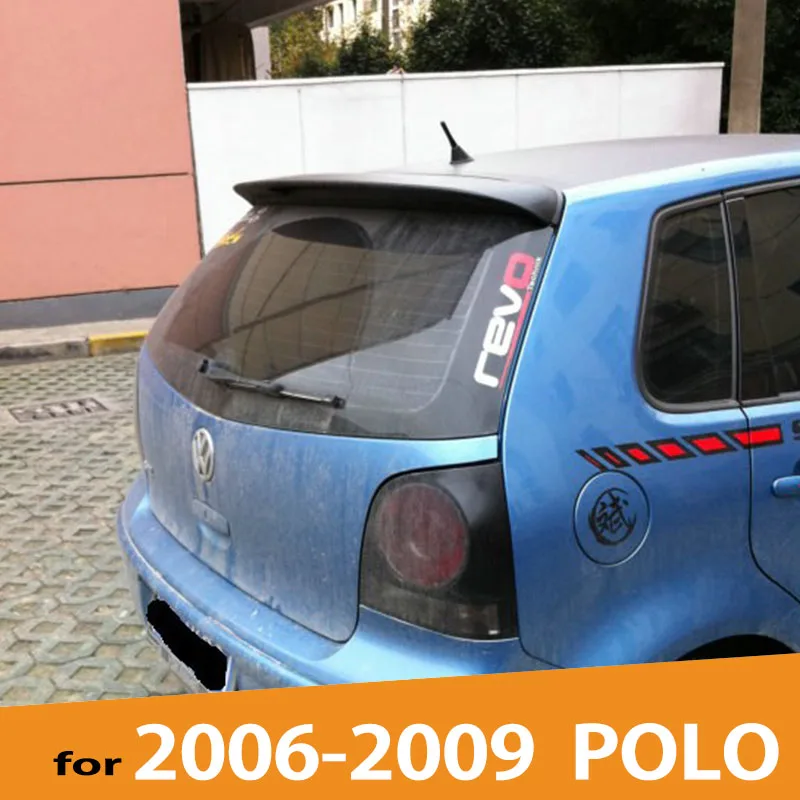 VOE поло ABS Пластик Материал заднее крыло спойлер багажника для Volkswagen Polo 2006 2007 2008 2009