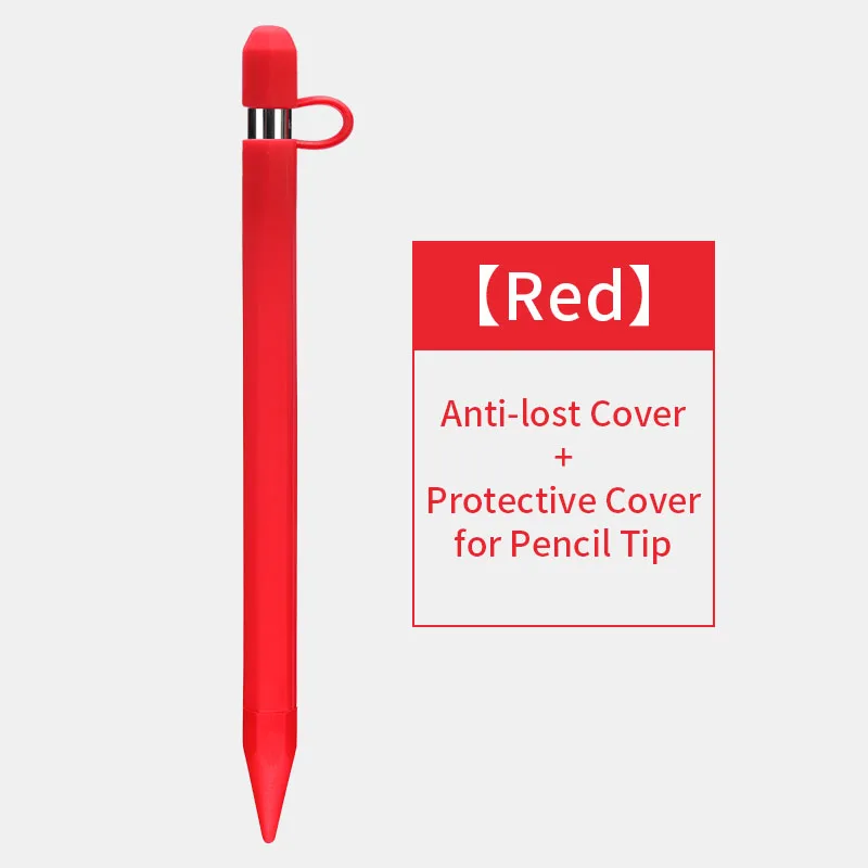 Jisoncase Кепка карандаш для Apple Pencil Мягкая силиконовая крышка чехол анти потеря