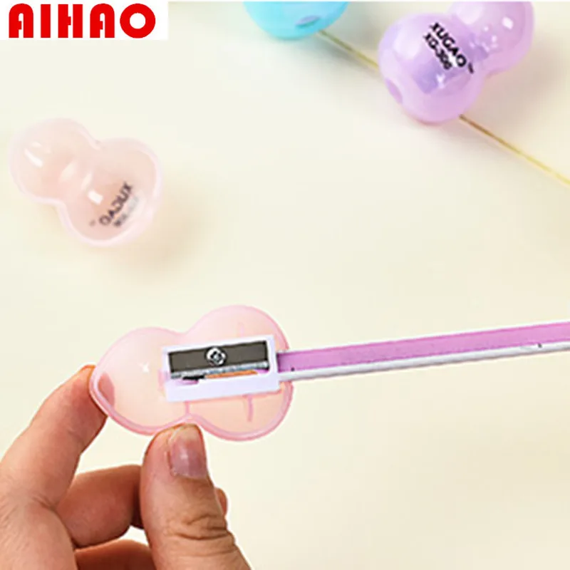 12 шт./лот Новое поступление точилка для карандашей Творческий calabash Дизайн