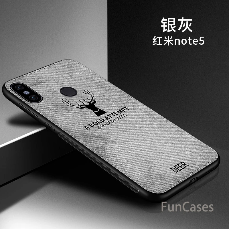 Xiaomi Redmi 5Plus Case Cartoon deer Vintage Fabric cloth Fitted Soft TPU edge full protection for Note 5 cover | Мобильные телефоны