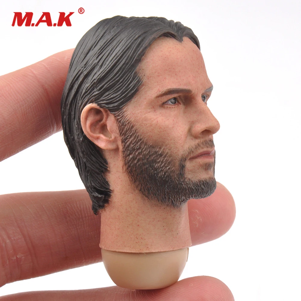 1/6 весы мужской фигуры аксессуар Джон фитиль Keanu головы лепить с заклепками по