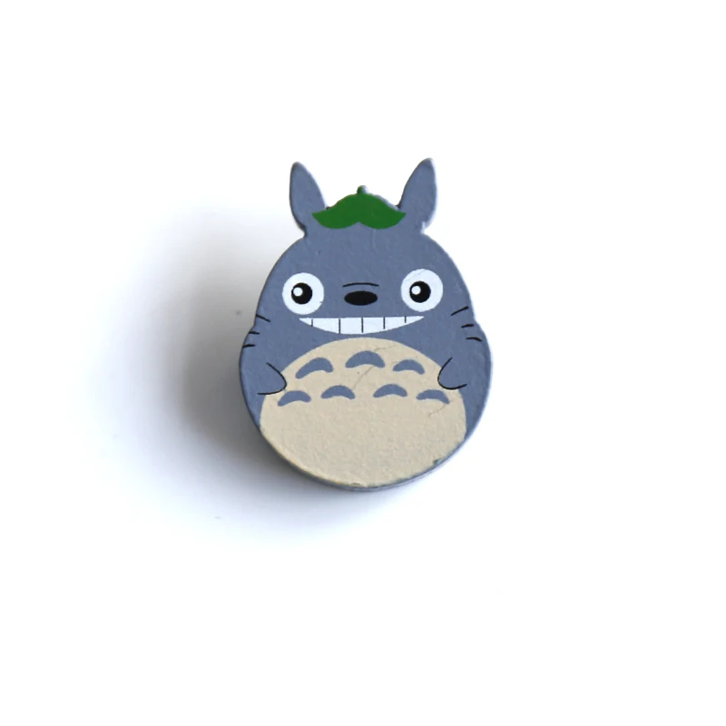 Nengdou M11 Kawaii Pin Hayao Miyazaki Icon деревянная брошь в японском стиле Харадзюку значки