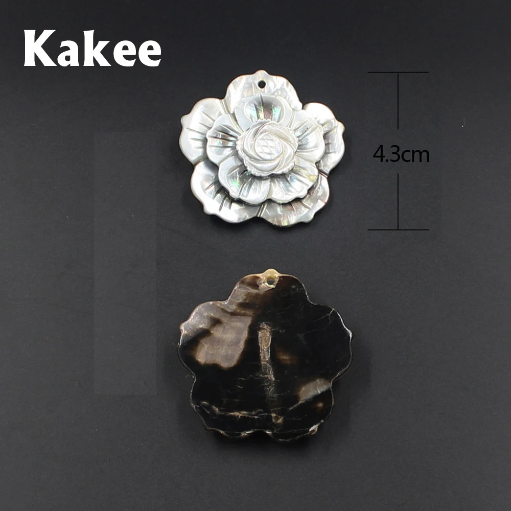 Подвески Kakee из натурального жемчуга черные жемчужные подвески для