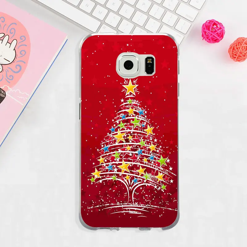 Рождественская елка мобильный мягкий чехол для телефона ТПУ кремния samsung Galaxy Note 3