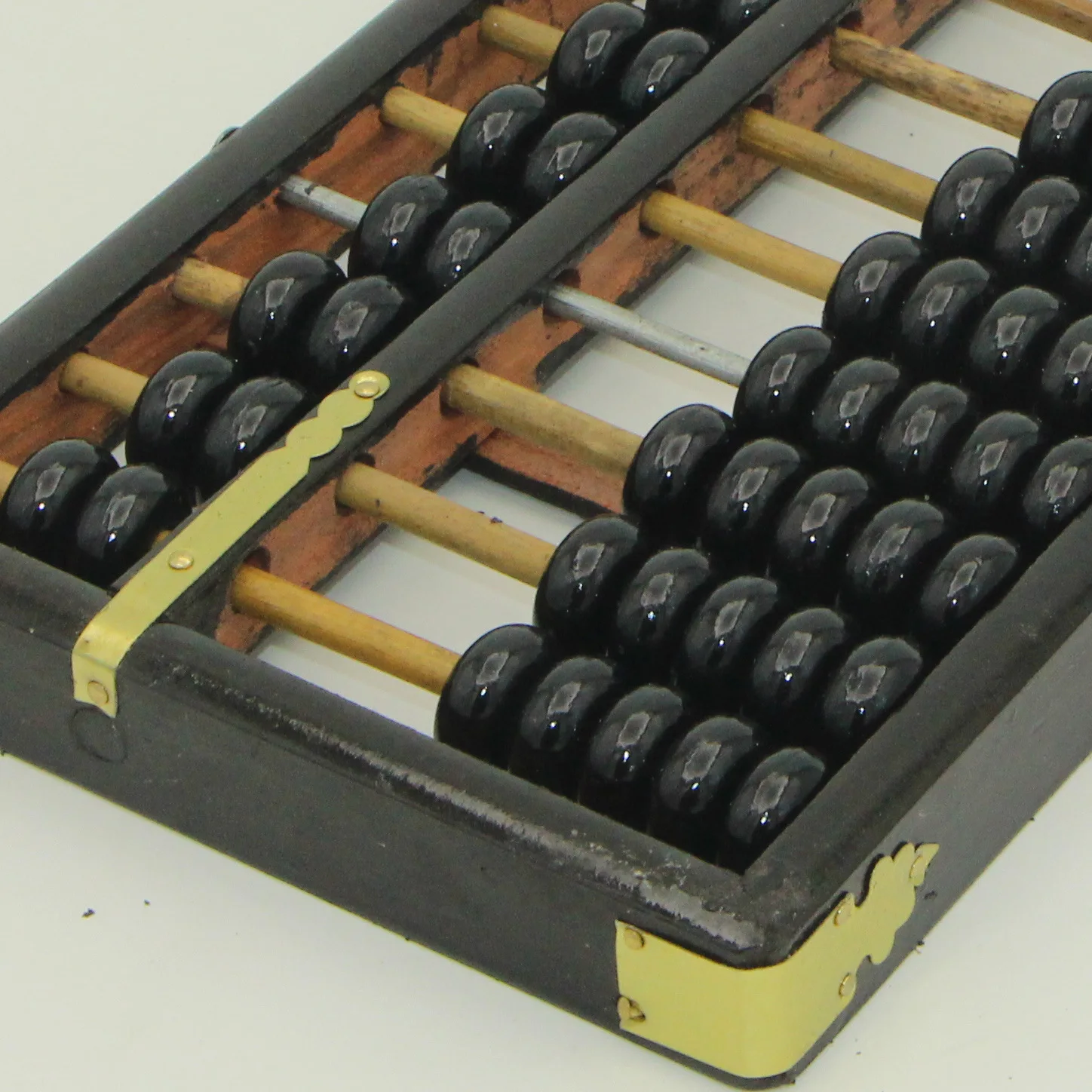 Винтажный Стиль Китайский Abacus 13 колонки деревянные счеты китайский соробан