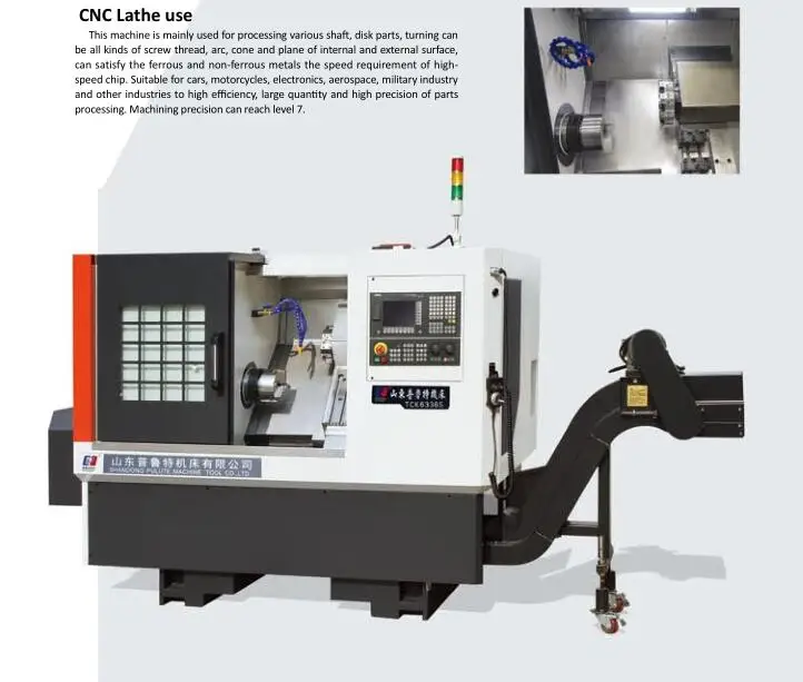 TCK6350 CNC 45-градусный Наклонный металлический токарный станок с FANUC OI IF | Инструменты
