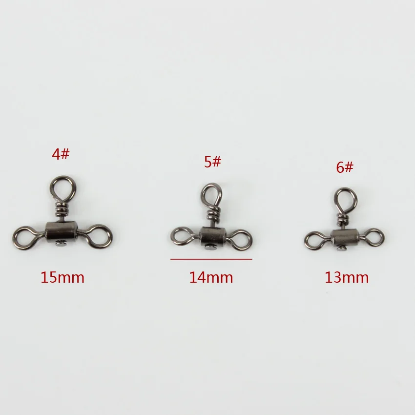 50 шт./лот океан рыболовное судно поворотный 3 сторонний выход крестообразный