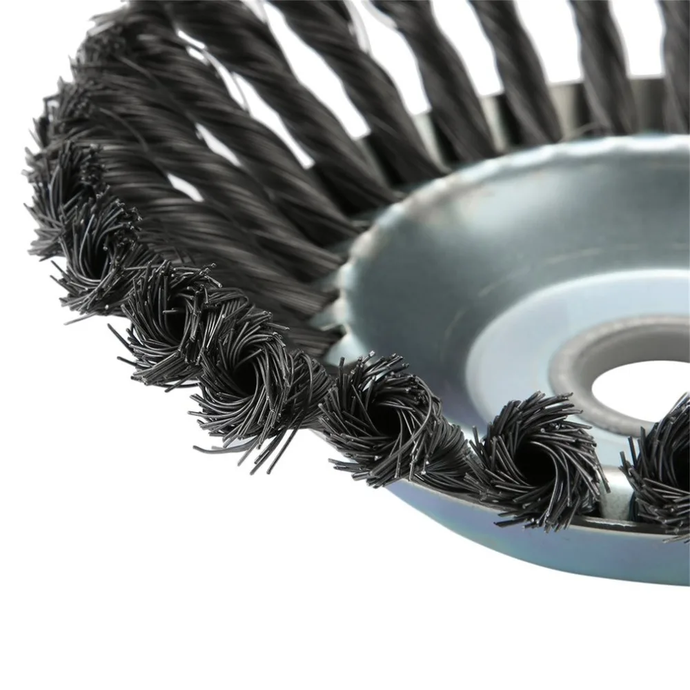 Щетка для сорняков роторное соединение с узлом из стальной проволоки дисковая