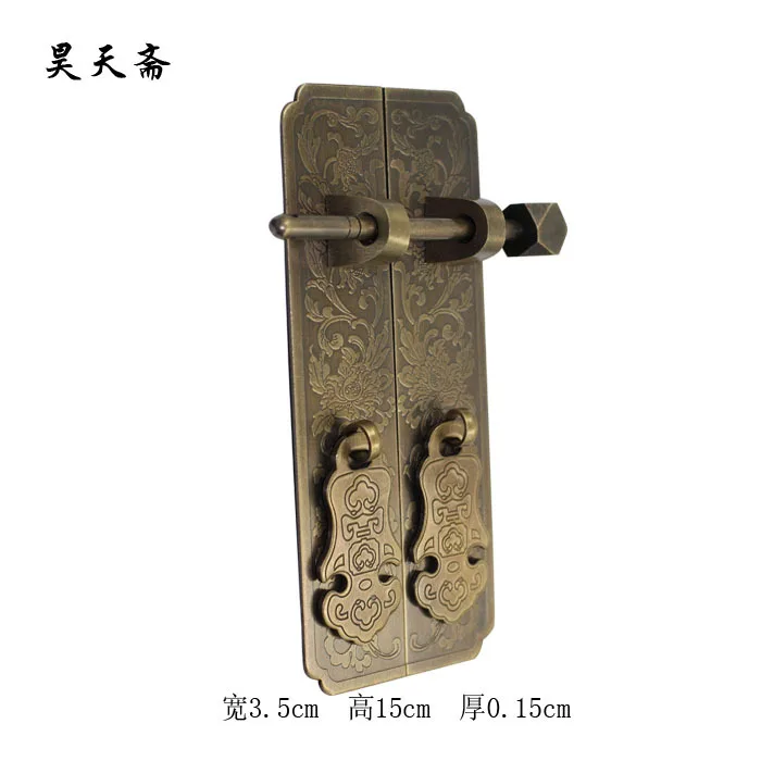 [Haotian vegetarian] античная медь антикварная мебель дверь книжного шкафа Вытяните руки