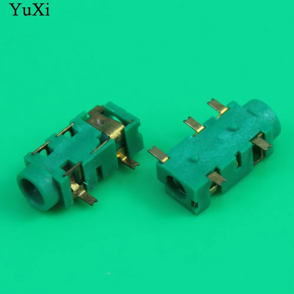 

YuXi 3,5 мм Женский аудио разъем 5 Pin SMT SMD Разъем для наушников случайный цвет