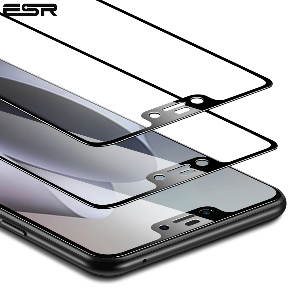 2 шт./лот ESR Защита экрана для Google Pixel 3& 3XL стеклянная Передняя пленка 3X крепкое полное покрытие закаленное стекло для Google Pixel 3XL