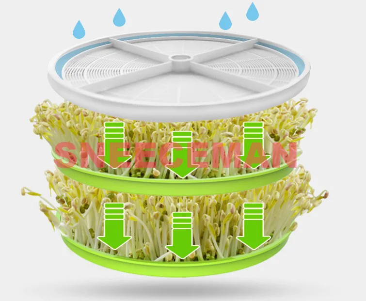 2 слойная интеллектуальная машина для домашнего использования выращивания
