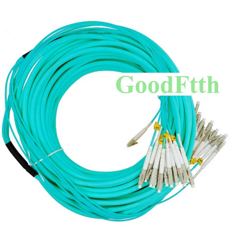 Fiber Patch Cord LC-LC OM3 Trunk Breakout 2.0mm 12 Cores GoodFtth 3-25m