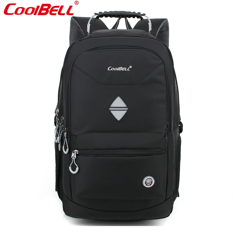 Прохладный Белл большая емкость 18.4 дюймов ноутбук рюкзак для Бизнес сумка 10-17.6