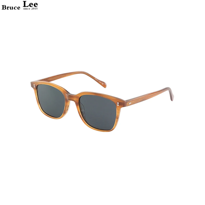 

High Quality Acetate Classic Square Sun Glasses Fashion Polarized Sunglasses For Men Women 2019 Designer Brand UV400