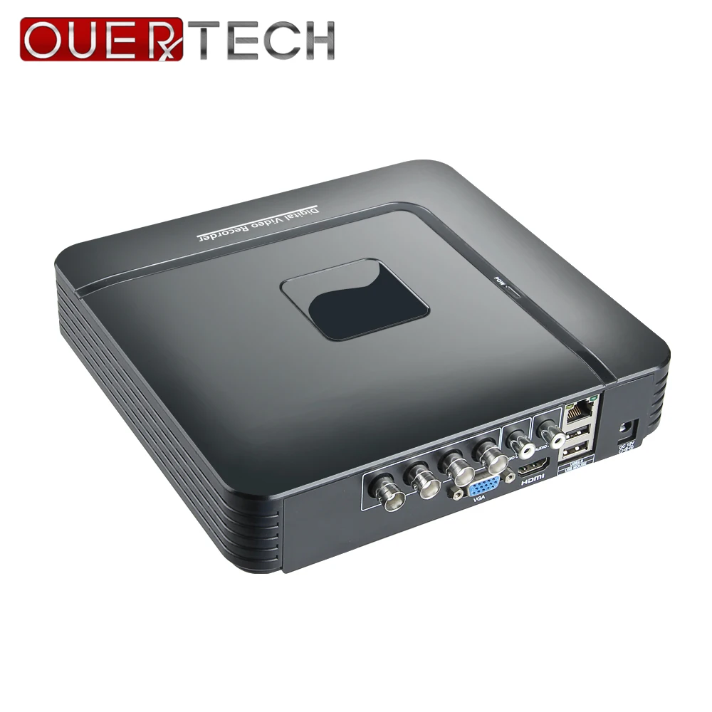 OUERTECH AHD CVI TVI IP CVBS 5 в 1 4CH CCTV Мини DVR 4MP поддержка HDD ONVIF камера видеонаблюдения