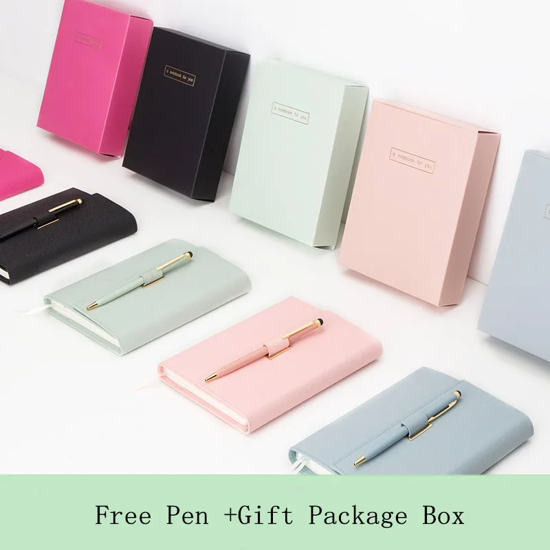 A5 A6 роскошный красивый полиуретановый корейский карманный дневник блокнот