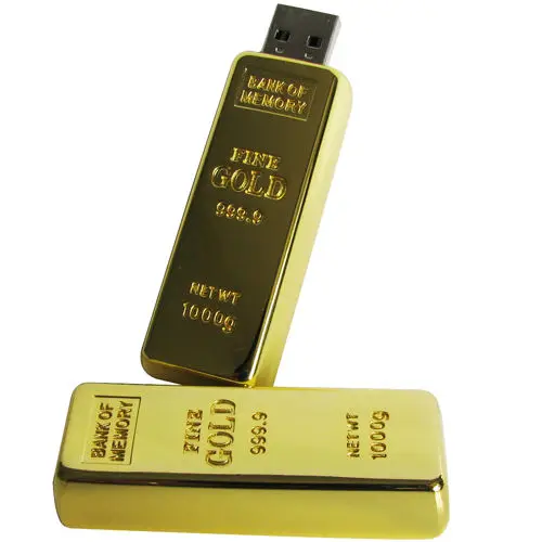 Usb флеш накопитель 512 ГБ новейший дизайн слиток Золотой стержень USB 3 0 карта памяти