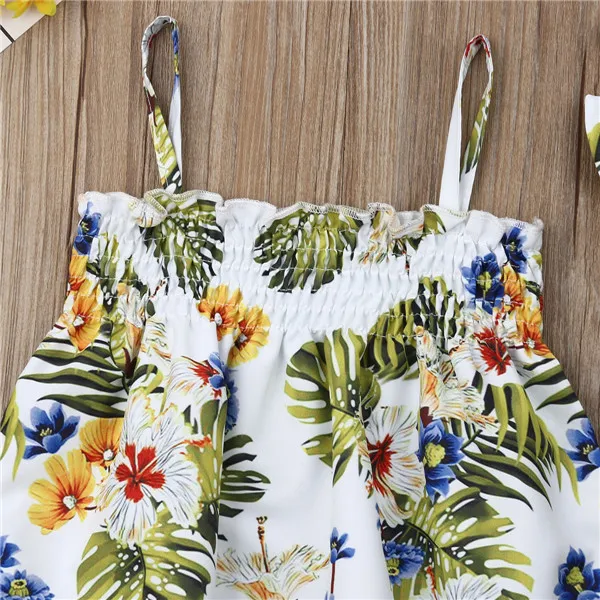 Комбинезон с цветочным рисунком для новорожденных девочек боди комбинезон