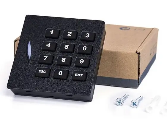 4 шт. 125 кГц считыватель карт RFID weigand26 доступа с клавиатурой IP65 Водонепроницаемый