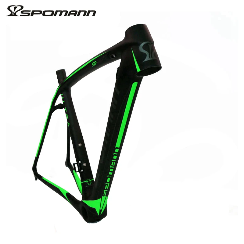 Сверхлегкая углеродная рама для дорожного велосипеда SPOMANN 750 г 700C UD матовая с