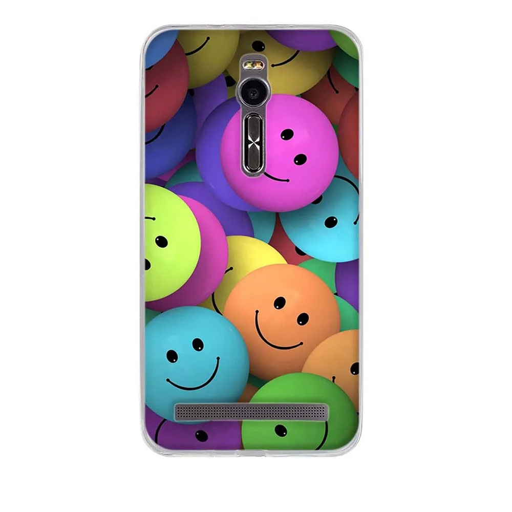 Для Asus Zenfone 2 ZE551ML чехол из мягкого ТПУ силикона для с милым животным узором Coque |
