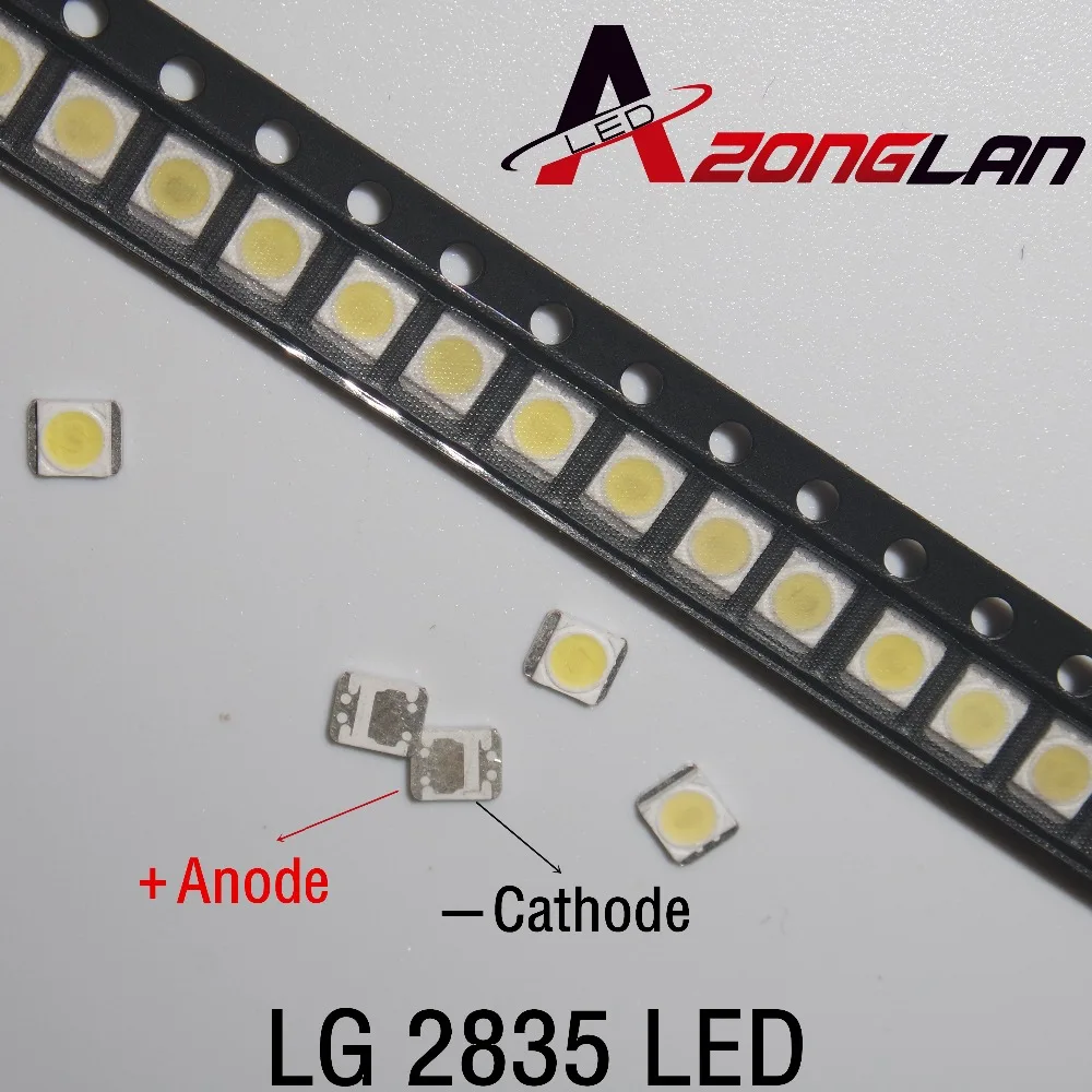 3528 2835 3V SMD LED 1W LG 4000 шт./лот холодный белый лм для телевизора светодиодная