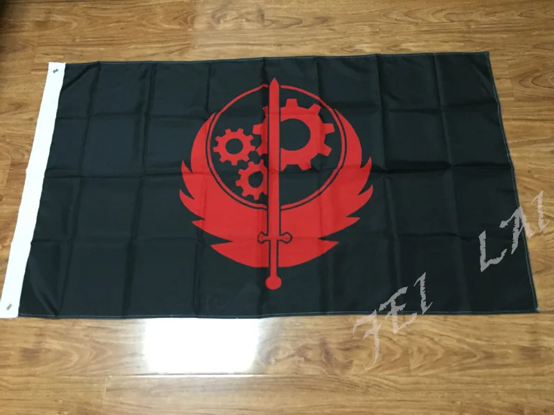 Brotherhood of Steel flag 3ftx5ft 100D Polyester Flag metal Grommets 90x150cm | Дом и сад