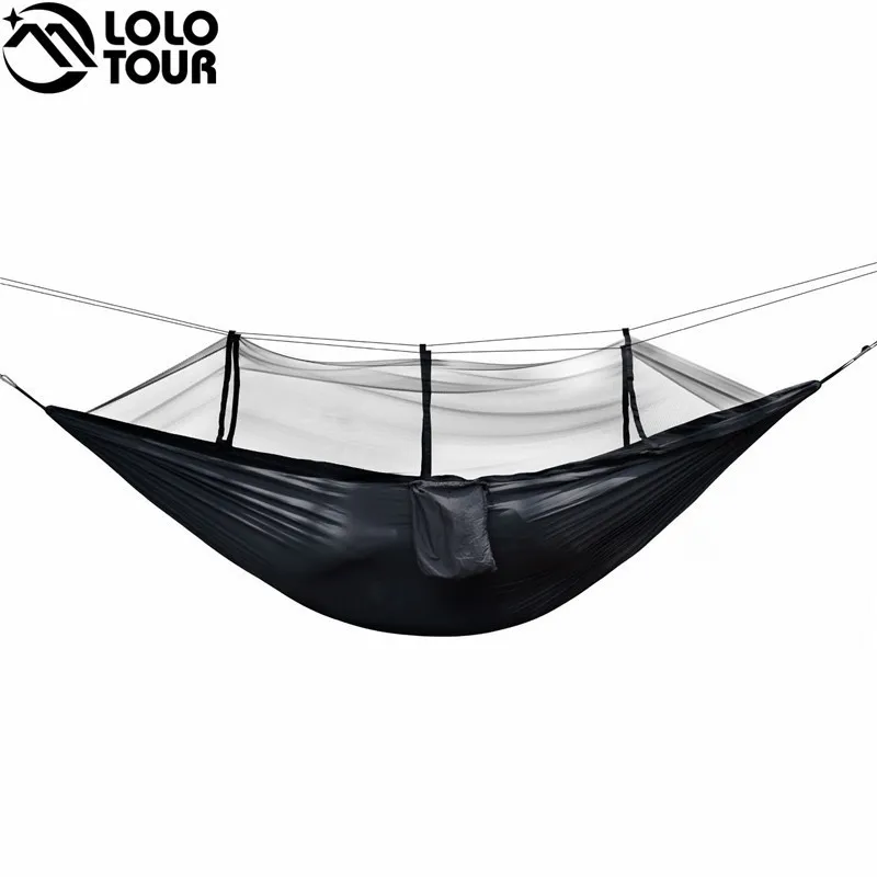 Туристический гамак RipStop нейлоновый легкий двухсторонний портативный с