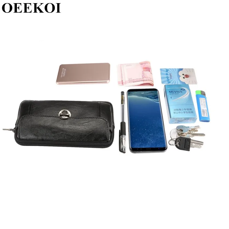 OEEKOI универсальный на пояс Сумка кошелек чехол для samsung Galaxy A8 2016/On8/J7 Prime/Note 7/On7