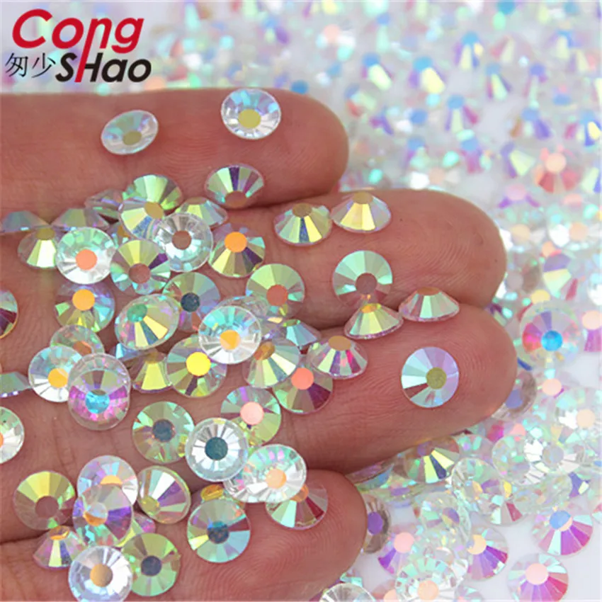 SS3 SS30 высококачественный прозрачный камень стеклянный драгоценный AB 3D Стразы для