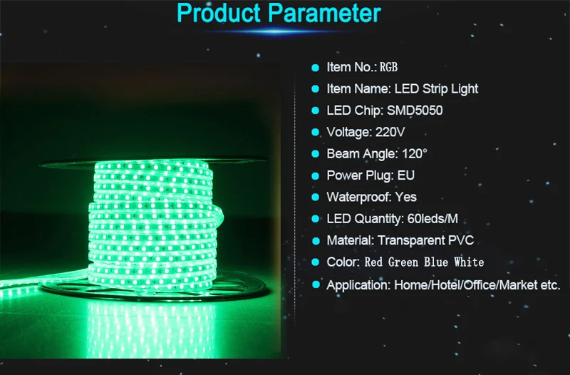 Laimaick RGB Светодиодная лента светильник водонепроницаемый SMD5050 60 светодиодный s/m светодиодный rgb ленточный светильник s с контроллером AC220V Светодиодная лента 3в1 светодиодный чип IP67