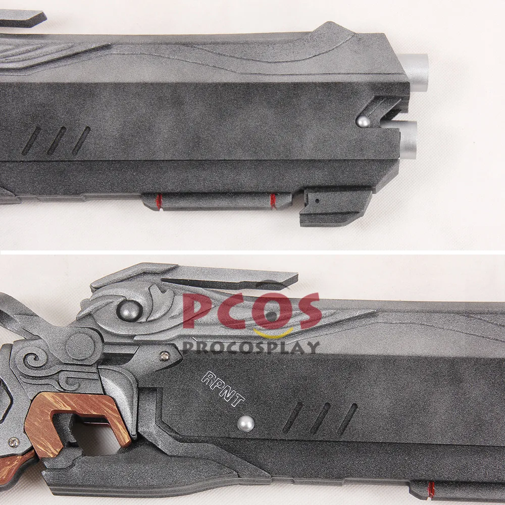 Игра над W Reaper Габриэль Рейес Косплей Твин Hellfire ружья * 2 Хэллоуин реквизит