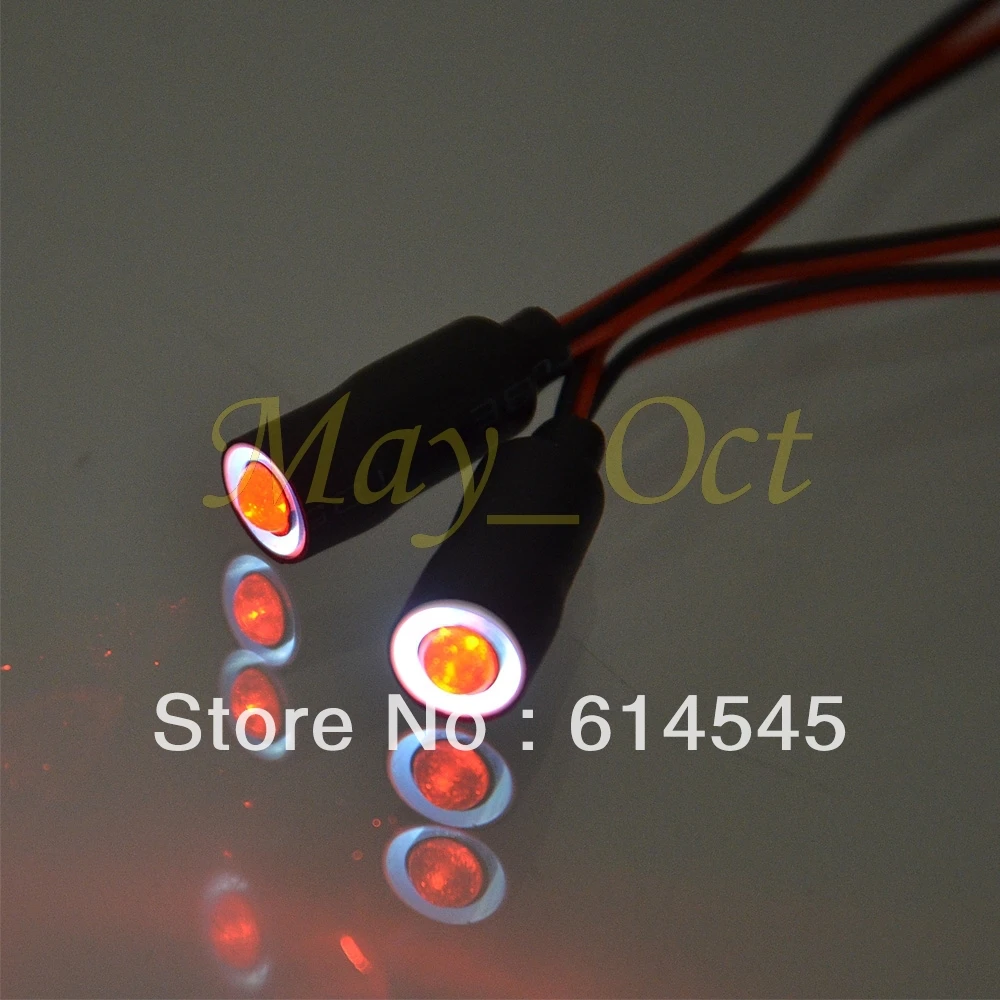 Ax006 RC автомобиль 2 шт белый/красный фары светодиодные головного света для HSP Traxxas