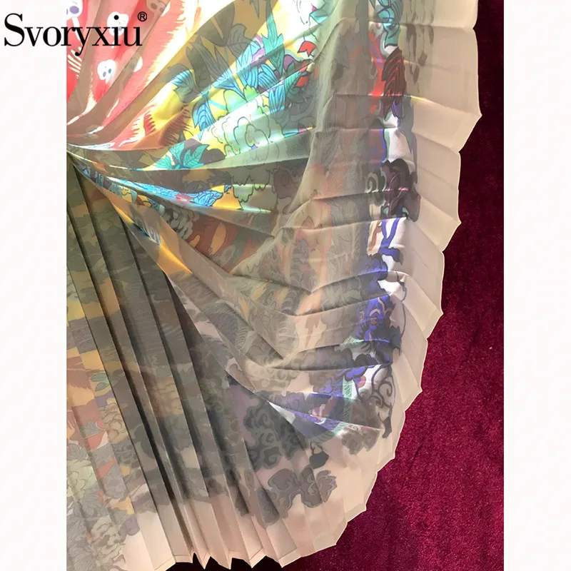 Svoryxiu дизайнерское летнее роскошное платье миди, женское винтажное элегантное вечернее платье с коротким рукавом, расшитое бисером и принтом павлина, Vestdios