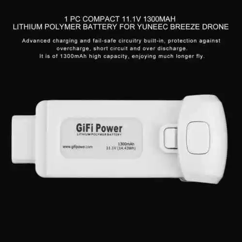 Стабильная производительность 1300mAh /1700mAh 11 1 V 3S LiPo батарея для Yuneec Breeze | Игрушки и