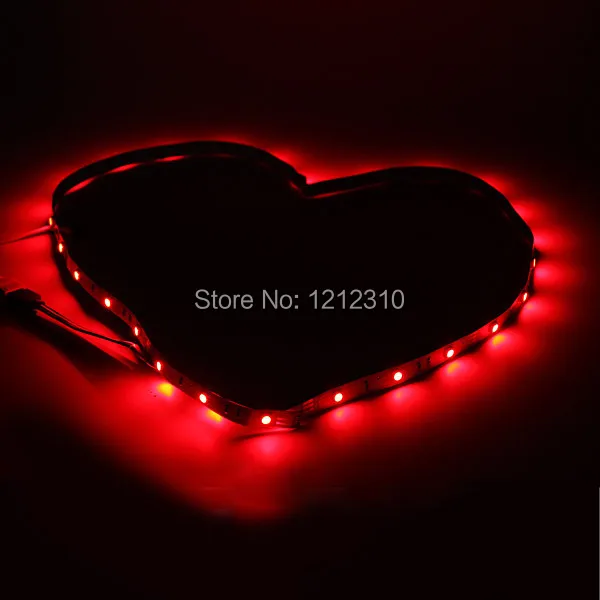 Бесплатная доставка 12 в SMD гибкая светодиодная лента 5050 RGB неводостойкая 30