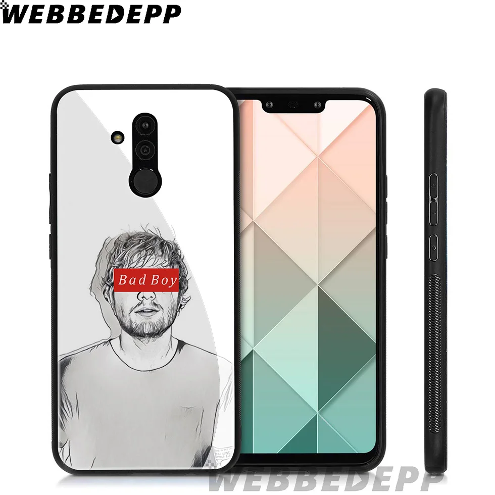 WEBBEDEPP Ed sheeran Edsheeran чехол из закаленного стекла для Huawei Mate 20 P20 P10 P Smart 2019 2018 и Honor 10 9 8X