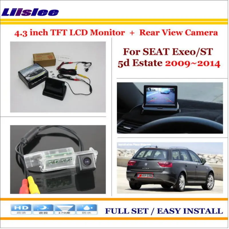

Auto Camera For SEAT Exeo ST 5d Estate 2009-2014 Auto Back UP Reverse Camera 4.3" LCD Monitor Rearview Parking System