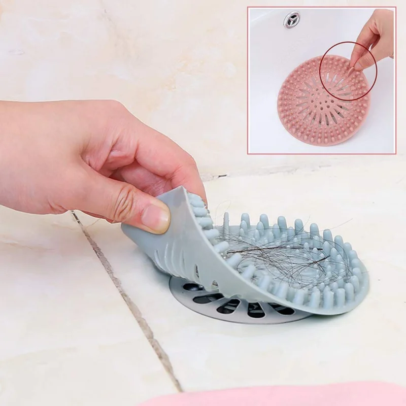 Полезный фильтр для слива в канализационную решетку раковины антиблокирующий