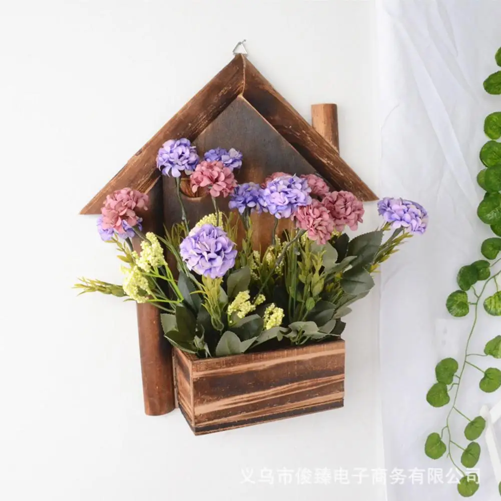 Деревянный настенный горшок цветочный подвесные деревянные горшки для цветов