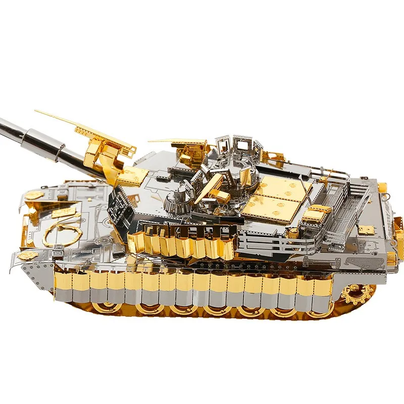 Piececool M1A2 SEP Танк 3D лазерная резка металла головоломка DIY Набор пазлов модель