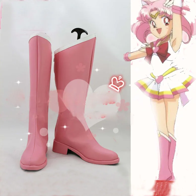 Аниме Сейлор Мун Цукино Усаги маленькая леди Serenity Косплей Ботинки костюм обувь