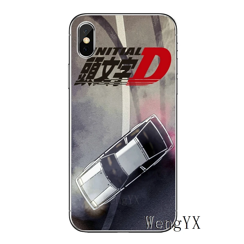 Initial D Ae86 роскошь для Apple iPhone 8 7 plus 6s 6 plus X XR XS Макс SE 5S 5c 5 4S 4 ТПУ Мягкая Телефон Чехол - Цвет: Initial-D-Ae86-A-13