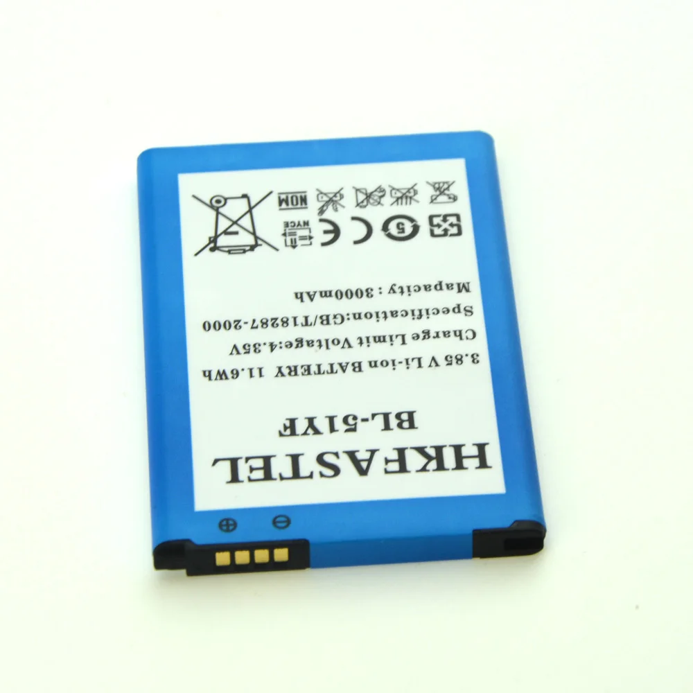 Аккумулятор HKFASTEL BL 51YF для LG G4 H815 H818 H819 VS999 F500 F500S F500K F500L H811 V32 аккумуляторы мобильных