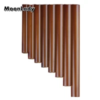 8 pipes pan flute high quality pan pipes woodwind instrument chinese traditional musical instrument brown bamboo pan flute
