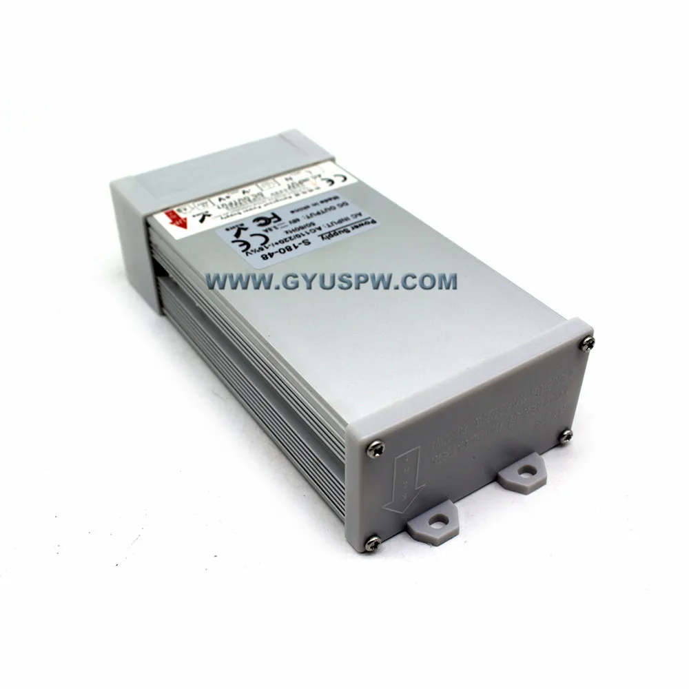Водонепроницаемый DC48V 3.8A 180 W переключатель питания драйвер AC110 220 v к DC 48 V открытый